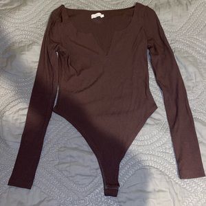 Meshki Deep V Bodysuit